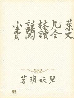 小说林凡叶惜免费阅读全文