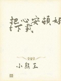 把心安顿好txt下载