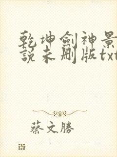 乾坤剑神景言小说未删版txt