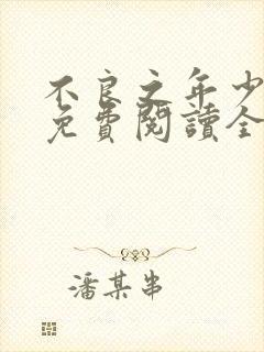 不良之年少轻狂免费阅读全文最新章节