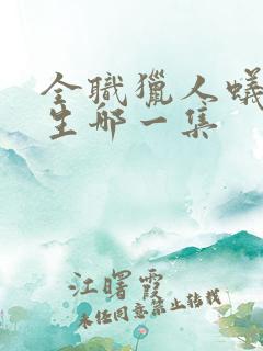 全职猎人蚁王出生哪一集