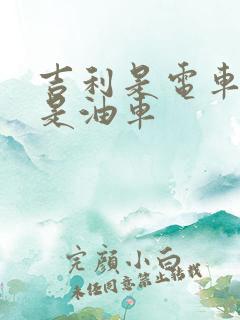 吉利是电车吗还是油车