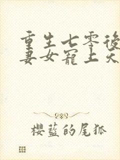 重生七零后我把妻女宠上天