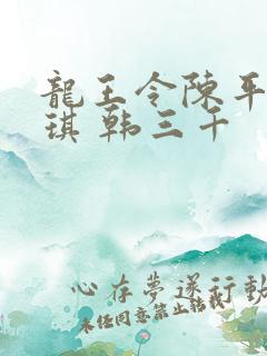 龙王令陈平苏雨琪 韩三千