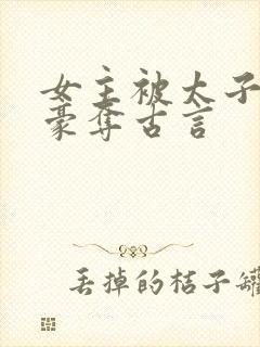 女主被太子强取豪夺古言