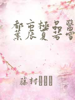 都市极品医神(叶辰夏若雪孙怡)