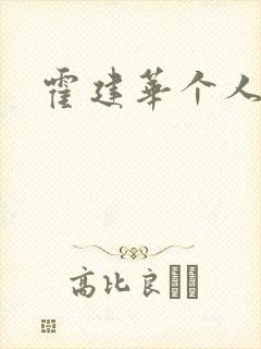 霍建华个人简历