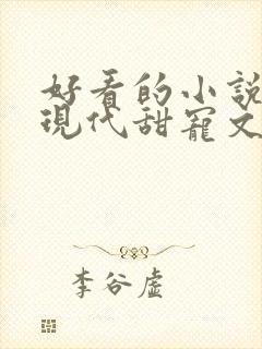 好看的小说言情现代甜宠文