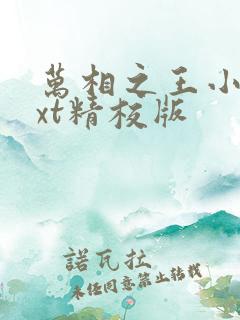 万相之王小说txt精校版