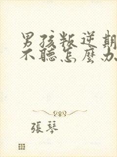 男孩叛逆期说了不听怎么办