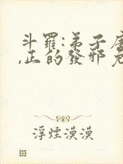 斗罗:弟子唐三,正的发邪免费阅读