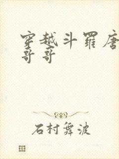 穿越斗罗唐三的哥哥