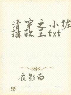 清穿之小佐领到摄政王txt