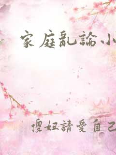 家庭乱论小说