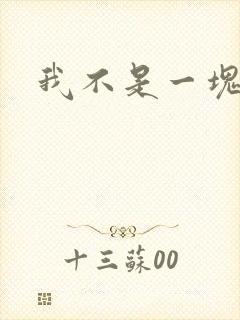 我不是一块石头