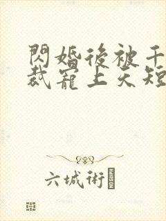 闪婚后被千亿总裁宠上天短剧免费观看