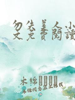 勿失美人小说全文免费阅读最新章节