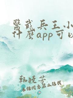 医武兵王小说用什么app可以