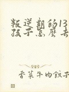 叛逆期的13男孩子怎么去引导