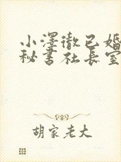 小泽彻已婚人妻秘书社长室