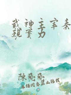 武神主宰秦尘父亲实力