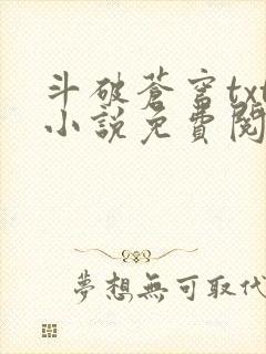 斗破苍穹txt小说免费阅读