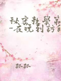 秘密教学第4话-夜晚到访的子豪