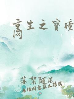 重生之宝瞳书书网