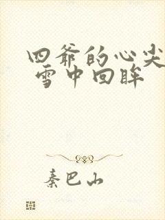 四爷的心尖宠妃 雪中回眸