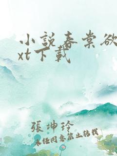 小说春棠欲醉txt下载