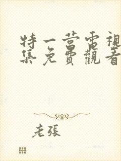 特一营电视剧全集免费观看手机版