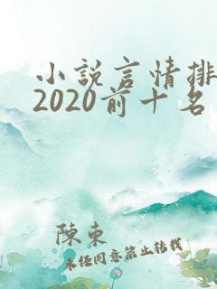 小说言情排行榜2020前十名