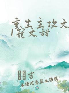 重生主攻文1v1宠文甜