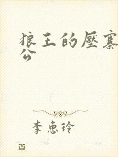 狼王的压寨小相公