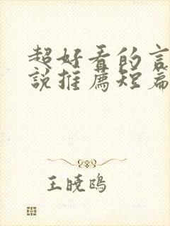 超好看的言情小说推荐短篇