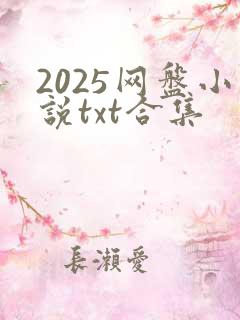 2025网盘小说txt合集