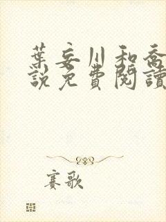 叶妄川和乔念小说免费阅读