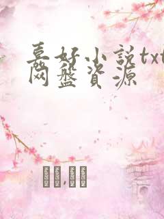 嘉好小说txt网盘资源