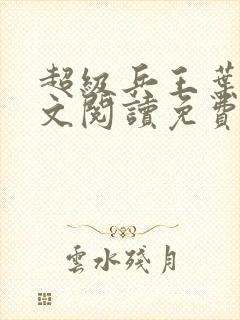 超级兵王叶谦全文阅读免费5043