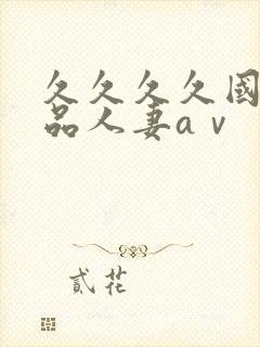 久久久久国产精品人妻aⅴ