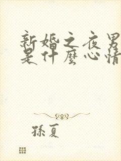 新婚之夜男女都是什么心情