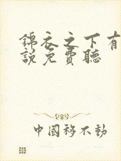 锦衣之下有声小说免费听