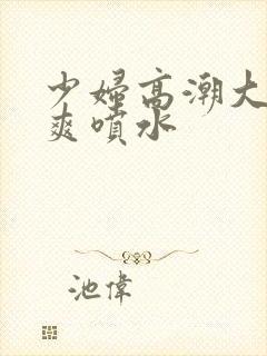 少妇高潮大叫好爽喷水