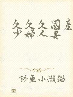 久久久国产精品少妇人妻