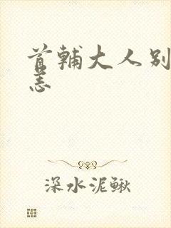 首辅大人别来无恙