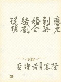 从结婚到恋爱电视剧全集免费观看