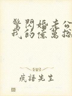 惊闪婚老公竟是我的亿万总裁