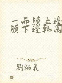 一面膜上边一面膜下边韩国