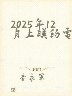 2025年12月上映的电影