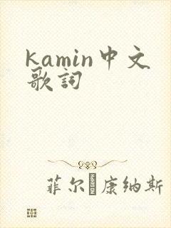 kamin中文歌词